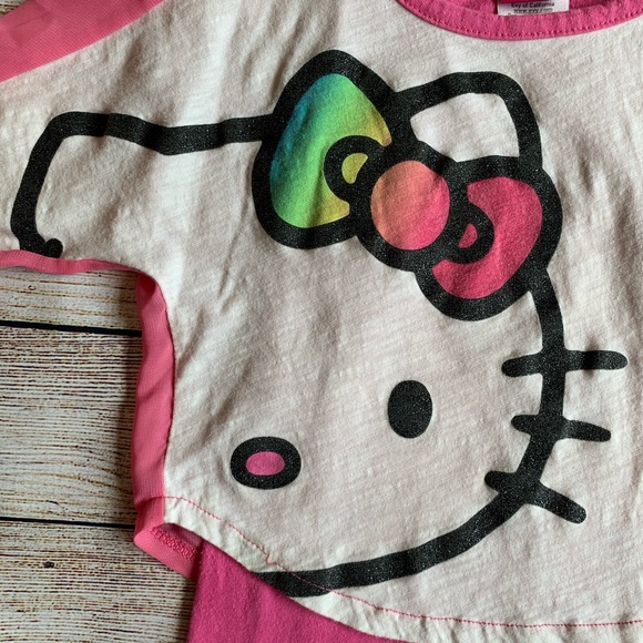 HELLO KITTY | T-shirt Tank Top Pink Combo - Picture 2 of 10